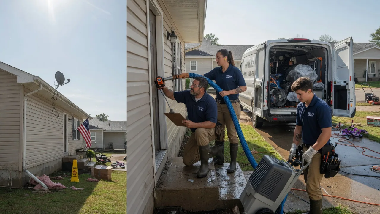 Ceiling Water Damage Restoration in Mount Pleasant, TN near me